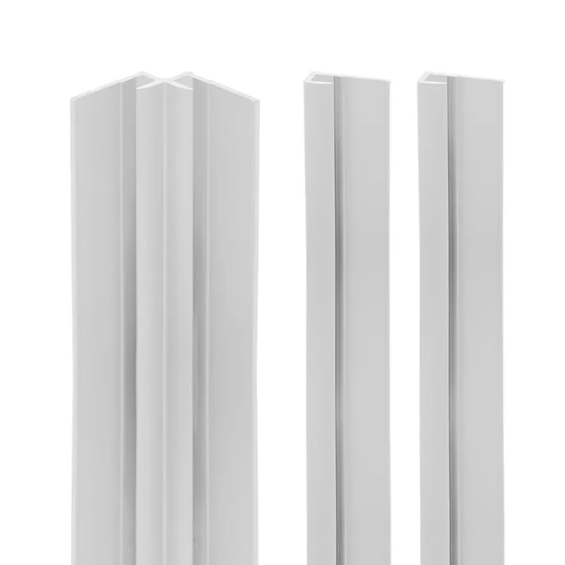 Affaire À Saisir Profilés d‘angle blanc 2x finitions 1x angle intérieur pour panneaux muraux 255 cm - SCHULTE