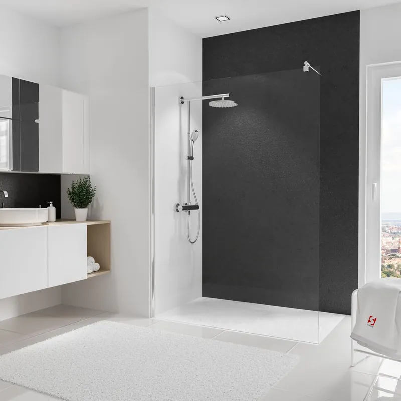 Panneau mural de douche 150x255 cm ardoise DécoDesign Décor - SCHULTE Satisfait Ou Remboursé