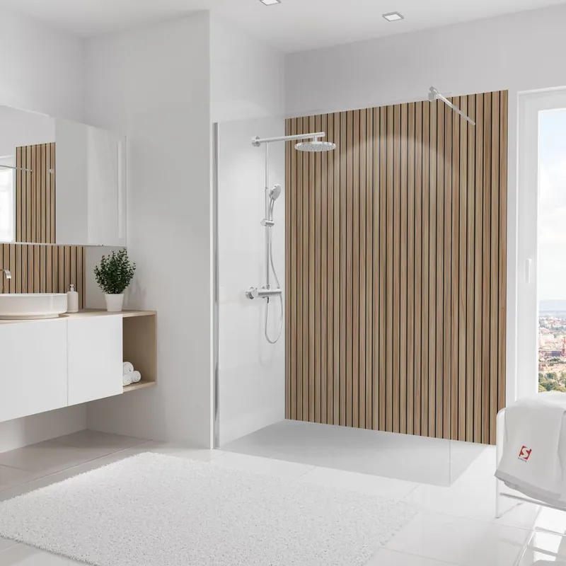 Panneau mural de douche 150x210 cm japandi vertical DécoDesign Décor - SCHULTE Meilleur Choix