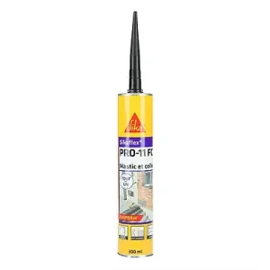 Mastic colle polyuréthane SIKAFLEX PRO 11 FC noir cartouche 300ml - SIKA - 659664 Quantité Limitée