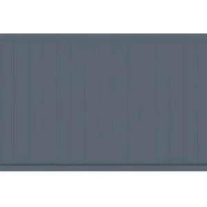 Portail coulissant aluminium THYEZ l.3,50 x l.1,55 gris JARDIMAT Bon Marché