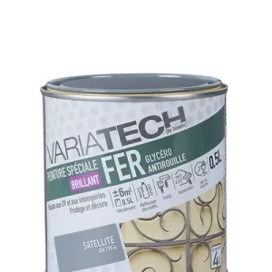Peinture antirouille glycéro fer - Satellite - 0,5L VARIATECH Bon Marché