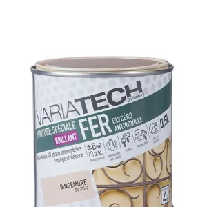 Solde Peinture antirouille glycéro brillant Gingembre 0.5L VARIATECH