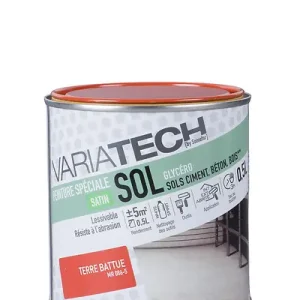 Top Vente Peinture spéciale sol - Polyuréthane - Terre battue - 0,5L VARIATECH