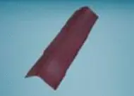 Rive de toiture recyclée Ely rouge l.170 x L.1050 mm PLASTIBAT Offre Limitée