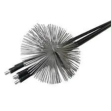 Achetez Aujourd'hui Kit de ramonage 5 cannes acier - Hérisson nylon D250mm KIBROS