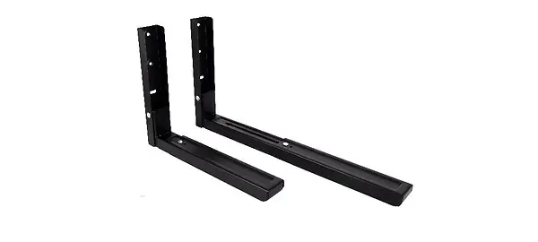 Prix Promo 2 Equerres support noir pour micro-ondes V-WAX