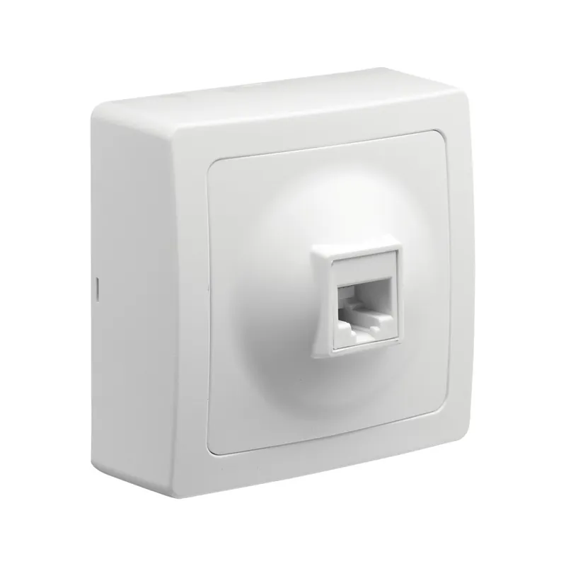 Prise RJ45 catégorie 6 en saillie Blok blanc - DEBFLEX Nouvelle Collection