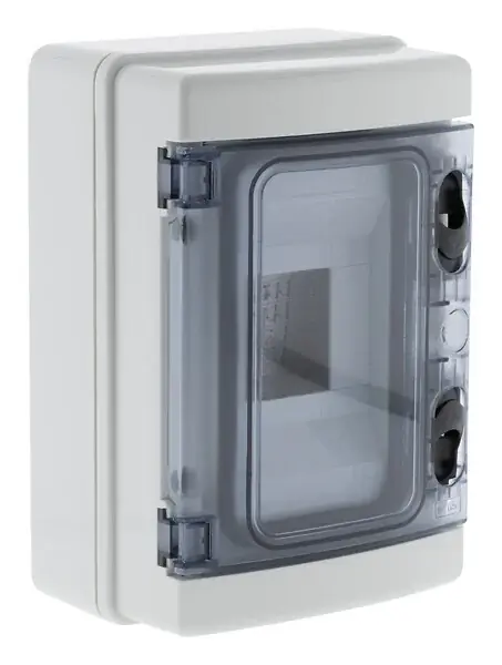 Coffret étanche IP65 4 modules - Blanc/Gris ZENITECH Commander Vite