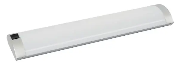 Réglette LED intégrée 37cm 5W - 260lm - Argent GEFOM Promotion Saisonnière