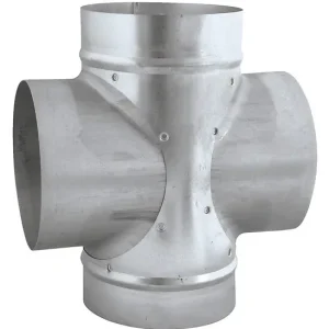 Croix de distribution d‘air - Acier galvanisé - 125 mm AUTOGYRE Prix Choc