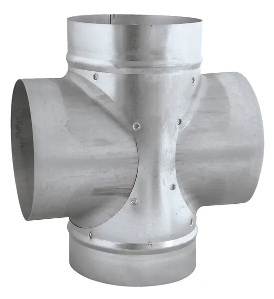 Croix de distribution d‘air - Acier galvanisé - 125 mm AUTOGYRE Prix Choc