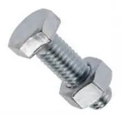 50 boulons tête hexagonale acier zingué 10x80mm LFP Vente Flash