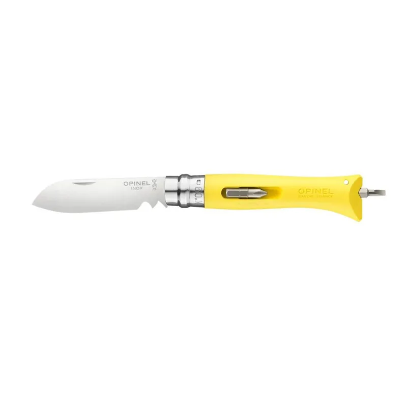 Commander Maintenant Couteau de poche bricolage jaune multifonction - OPINEL