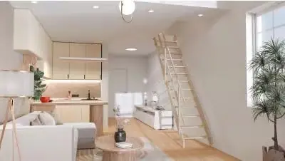 Achetez Aujourd'hui Escalier Cottage Junior+ et sa rampe sapin- SOGEM