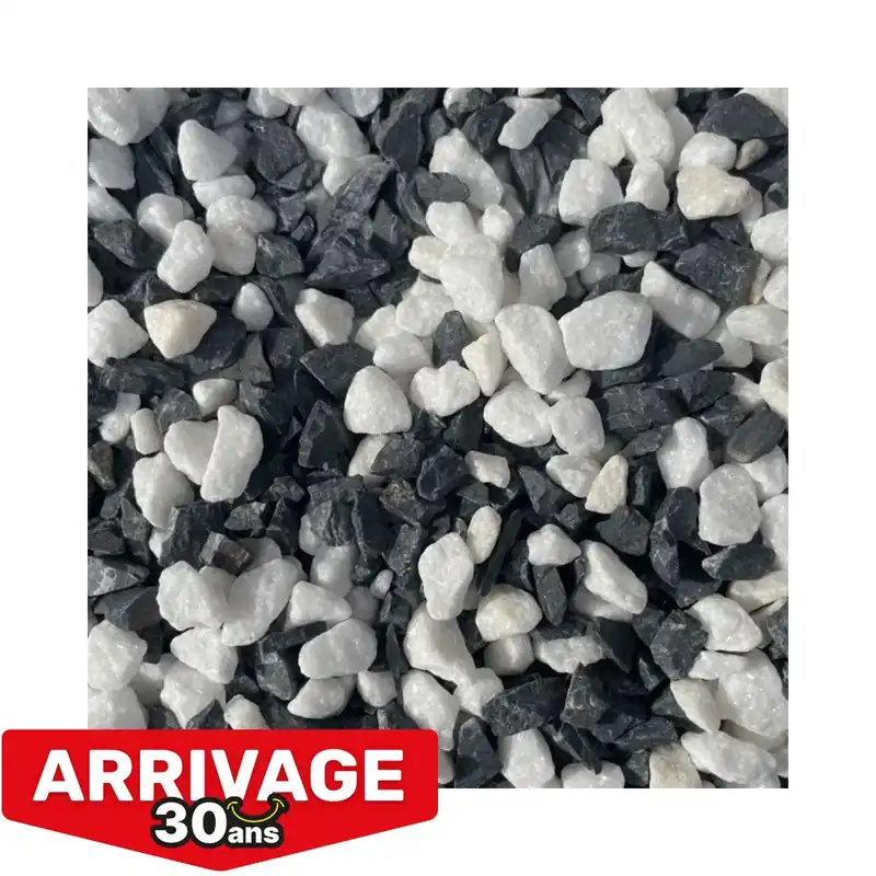 Vente Flash Gravier décoratif Dalmate 6-12 sac de 20 kg - JARDINAT