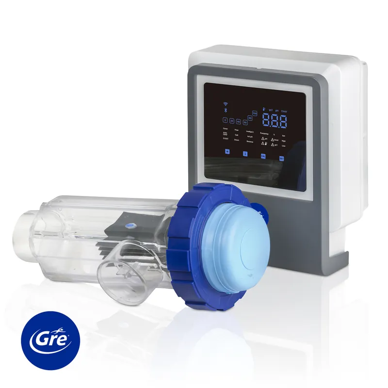 Produit De Marque Electrolyseur au sel 21g/h connecté pour piscine enterrée jusqu‘à 100 m³, Livraison à domicile incluse - GRE