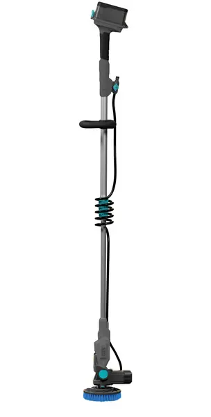 Nettoyeur à batterie avec double brosse pour piscines et terrasses, Livraison à domicile incluse - GRE Achat Immédiat