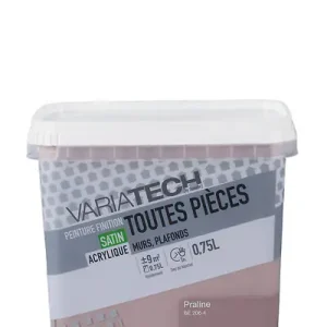Peinture murale satin - 0,75L - Praline VARIATECH Must-Have