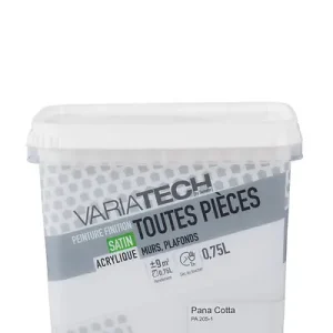 Bon Marché Peinture murale satinée - Panacotta - 0,75L VARIATECH