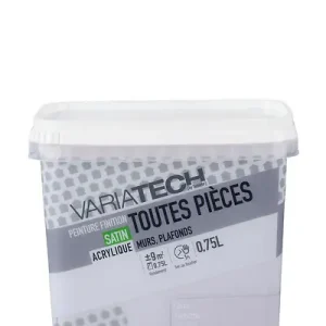 Nouvel Arrivage Peinture murale toutes pièces - Gris tendre - 0,75L VARIATECH