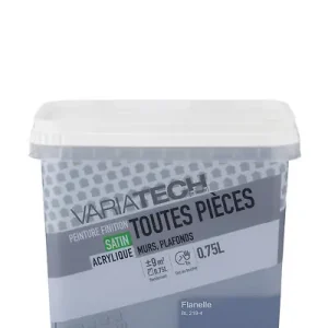 Peinture murale satin Flanelle 0.75L VARIATECH Nouveauté