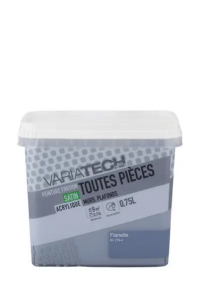 Peinture murale satin Flanelle 0.75L VARIATECH Nouveauté