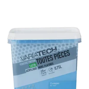 Quantité Limitée Peinture murale satinée - Curacao - 0,75L VARIATECH