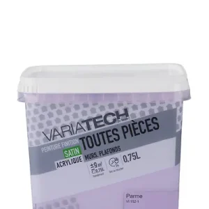 Solde Peinture murale satin parme - 0,75L VARIATECH