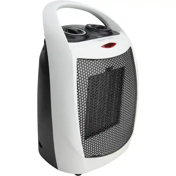 Pas Cher Radiateur soufflant portable PTC 1500W - Blanc - Voltman