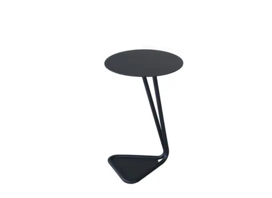 Table basse de jardin EZE aluminium et acier graphite ø 40 cm, Livraison à domicile incluse - PROLOISIRS Top Vente