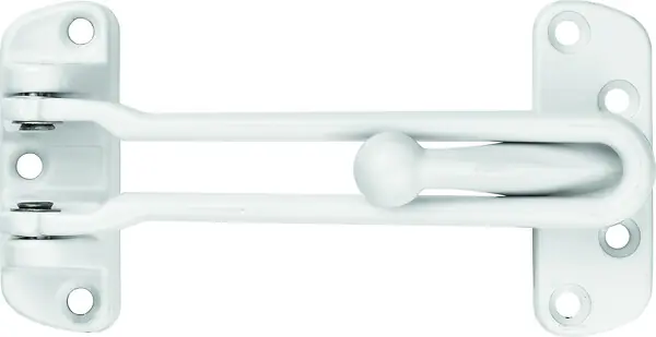 Entrebâilleur rigide de porte blanc ABUS Promotion Saisonnière