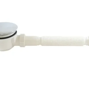 Bonde Diamètre 90 mm pour receveur - Capot Chrome - Evacuation Horizontale AURLANE Produit De Marque