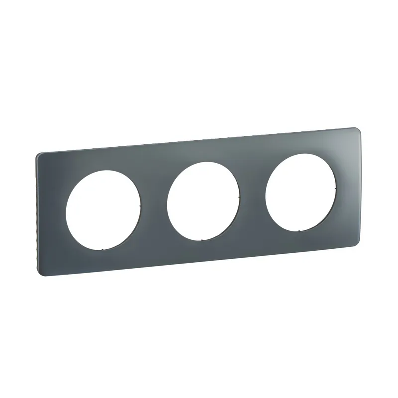 Plaque de finition 3 postes Bleu orage - Céliane LEGRAND Acheter En Ligne