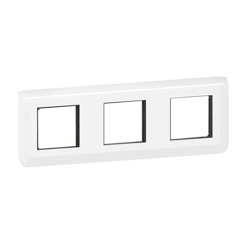 Plaque de finition 3 x 2 modules horizontale Blanc - Mosaic LEGRAND Usine Directe