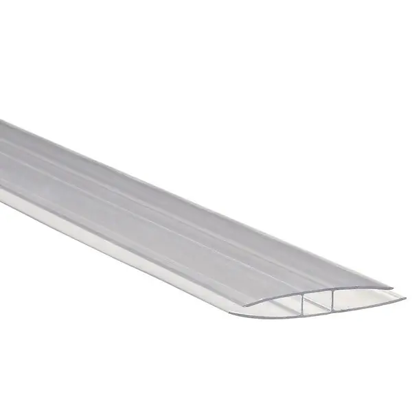 Profil polycarbonate de jonction - ep.8 / 10 mm, L.300 cm MCCOVER Pas Cher