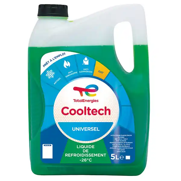 Acheter En Ligne Liquide de refroidissement universel -26°C 5L TOTALENERGIES