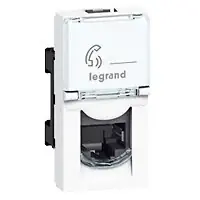 Prise RJ45 FTP Mosaic - Blanc - Catégorie 6 LEGRAND Meilleur Prix