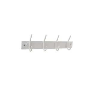 Portemanteau à fixer Andes blanc 4 têtes CIE D/BOIS Haute Qualité