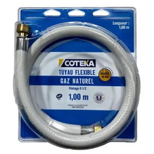 Nouvelle Collection Flexible gaz naturel embouts à visser 1m COTEKA