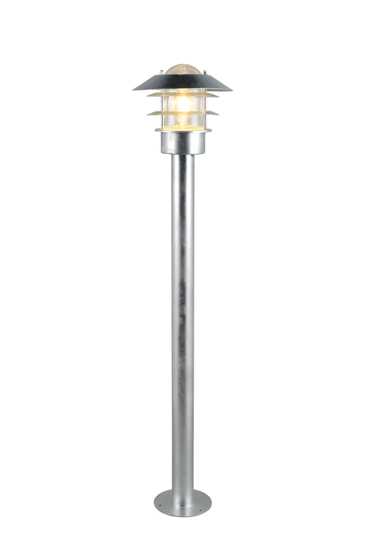 Offre Limitée Potelet extérieur E27 100cm IP44 10W Zinc - Ruvuma TRIO
