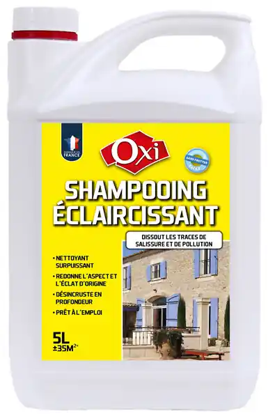 Shampoing éclaircissant façade 5L - Nettoyant sans dilution OXI Réduction