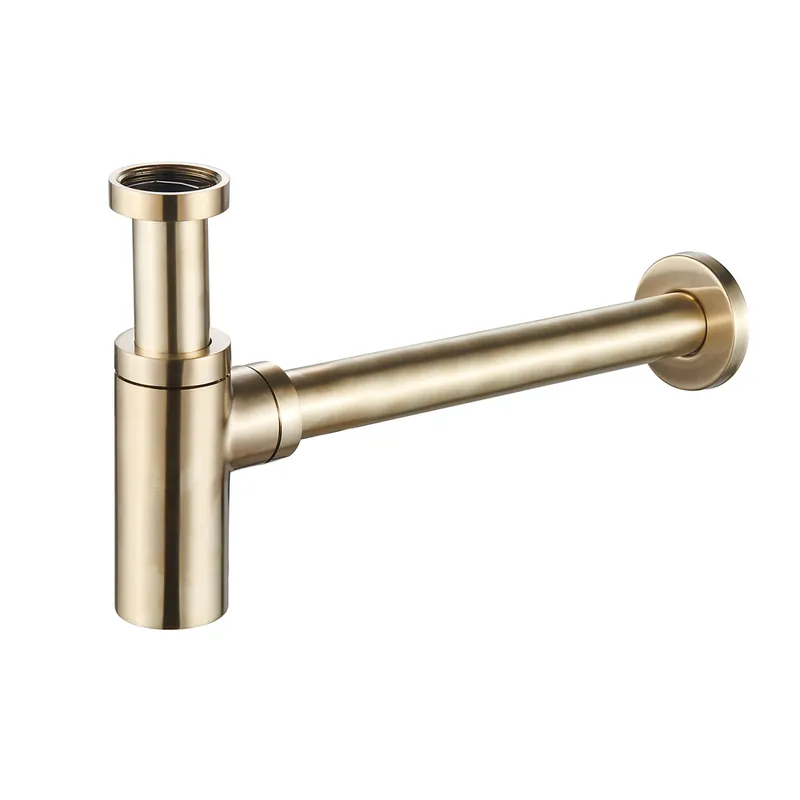 Siphon réglable pour lavabo laiton brossé - EDOUARD ROUSSEAU Marque