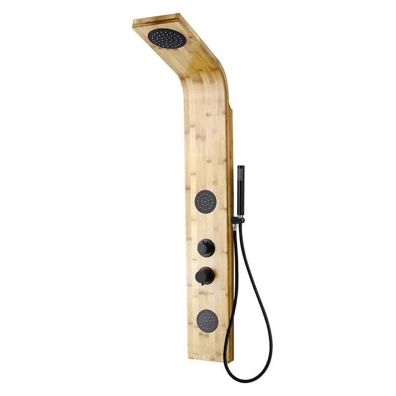 Meilleur Choix Colonne de douche hydromassante bambou - EDOUARD ROUSSEAU