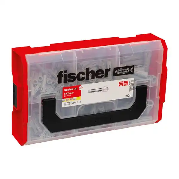 Solde Coffret FixTainer chevilles SX Plus 6,8 / 10 FISCHER 567904 sans vis