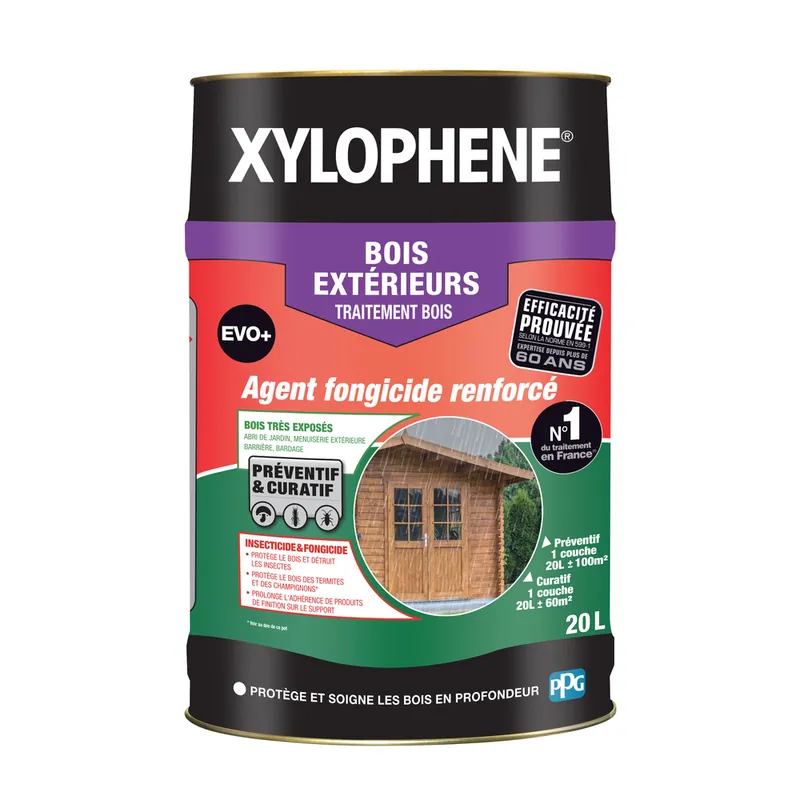 Traitement bois extérieurs EVO+ 20L XYLOPHENE Vente Flash