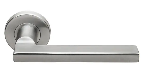 Béquille double JADE massive sur rosace inox 4001 - HERACLES - B-INOX-BM01 Achat Immédiat