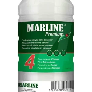 Carburant alkylate 4 temps - 1L - Faible teneur en benzène MARLINE Réduction