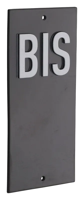 Plaque signalétique lettre Bis à visser 56 x 130 mm noir THIRARD Produit De Marque
