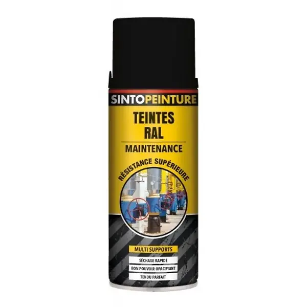 Peinture multi supports Sintopeinture Pro jaune brillant aérosol de 400 ml Bon Plan